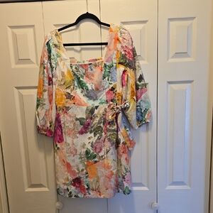 Floral Print Women's Dress